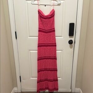 L space Rosalia Dress cali Blooms Stripe